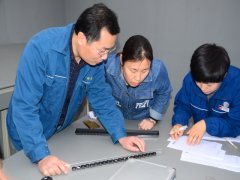 公司舉辦色差、色棋測試